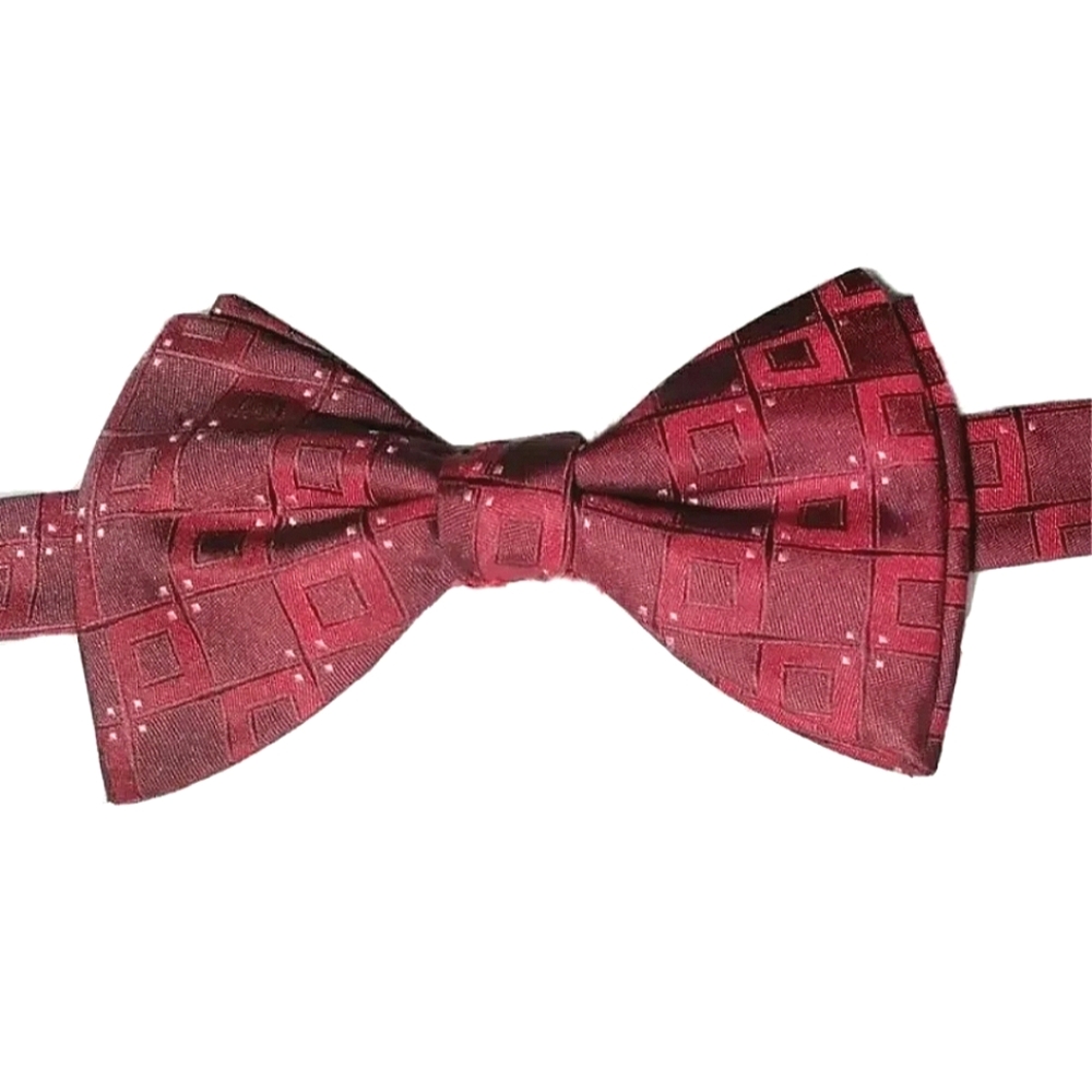 NEW Handmade Silk Bowtie! Pre-tied Adjustable. 4.25" x 2.75" Formal Busn. Unisex